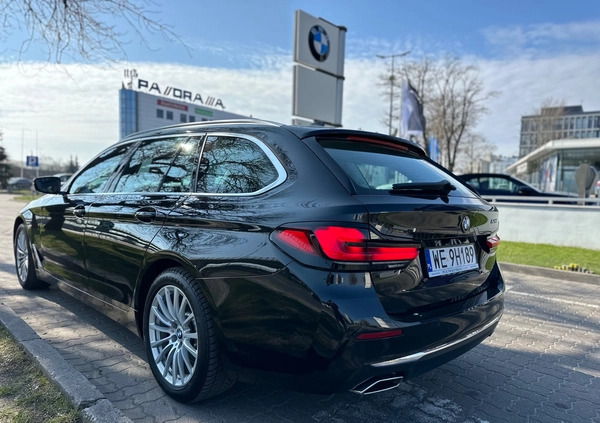 BMW Seria 5 cena 169900 przebieg: 74900, rok produkcji 2020 z Warszawa małe 781